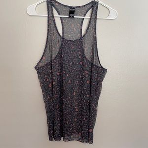 Victoria Sport Leopard Mesh Tank